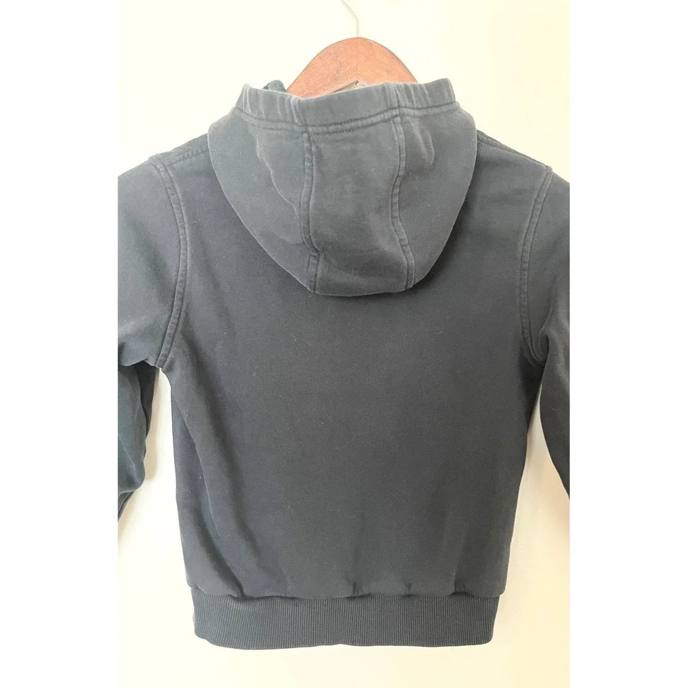 NIKE Kids Black Pullover Hoodie Sweatshirt Everyday Logo‎ | Youth Small